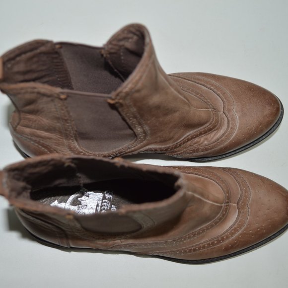 SOLD🚫🚫Crown Vintage Distressed Leather Wingtip - Picture 8 of 9